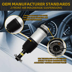 Pair Front Air Suspension Shock Absorber Strut Assys w/Magnetic Compatible with 2021-2024 Cadillac Escalade ESV Chevrolet Suburban Tahoe GMC Yukon XL Replaces#AS-4411 84741580 85619254