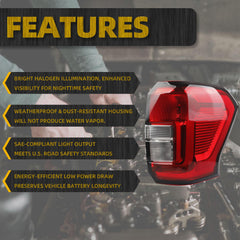 Tail light With Bulbs Compatible With 2022-2024 Ford Expedition (XL XLT) Right Passenger Side Tail Lamp Rear Light Assembly Replace# NL1Z-13404-A NL1Z13404A
