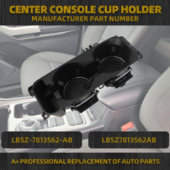 Center Console Cup Holder W/Wireless Charging Compatible with Ford Explorer 2020-2024 Replaces# LB5Z-7813562-AB LB5Z7813562AB W/Coasters