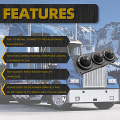 F21-1013-21-000 A/C Heater Climate Control Module Panel Compatible with Kenworth Replace# F21101321000