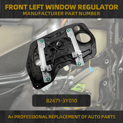 Front Left Driver Side Power Window Regulator Without Motor Compatible with Hyundai Elantra 2011 2012 2013 2014 2015 2016 Replaces# 824713Y010 82471-3Y010