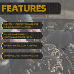 Gas Tank Cover Compatible with Toyota Tacoma 2005-2015 Fuel Filler Lid Replaces# 77305-04904