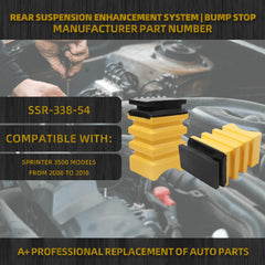 Air Suspension Helper Springs Compatible with Sprinter 3500 models from 2008-2018 OEM Replace SSR-338-54