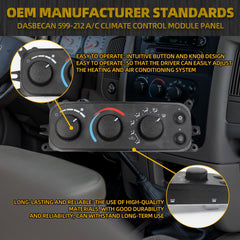 599-212 AC Heater Climate Control Panel Compatible with 01-04 Dodge Dakota 02-05 Dodge Ram 1500 2500 3500 Replace# 55055905AA 55055905AD 55055905AE