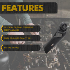 Front Left Driver Side Seat Trim Panel Compatible with Jeep Patriot Compass Dodge Caliber 2010-2016 Replaces OE# 1RX04XDVAB 1RX04XDDAB