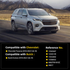 13552642 Alternator Compatible with Chevrolet Traverse Buick Enclave 2018-2022 3.6L V6 12V 170A 6-Groove Pulley CW Replaces# 13565647 13506432