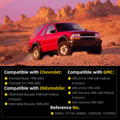 Headlight Switch Compatible with Chevy Blazer S10 1998-2003 GMC Jimmy Sonoma 1998-2001 Oldsmobile Bravada 1998-2001 Instrument Panel Headlamp Dimmer Replaces# 15029238 DS954 1S1733 - Dasbecan