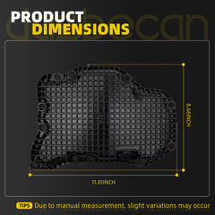 11110-6RC1B Engine Oil Pan Sump with Gasket Compatible with Nissan Rogue 1.5L 2021-2024 Replaces# 111106RC1B