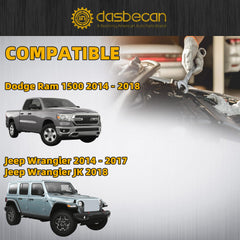 Heater Blower Motor Compatible with 2014-2018 Dodge Ram 1500 2014-2017 Jeep Wrangler 2018 Jeep Wrangler JK Blower Fan Assembly Replace#700308 68232369AA 68214892AB 75025 PM4104