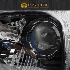 Halogen Headlight W/LED DRL Compatible With Chevy Traiblazer 2021-2023 Left Driver Side Headlamp Assembly Black Housing Replaces# 42790339 GM2502520