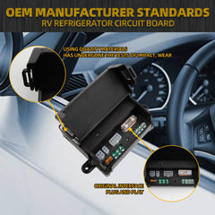 RV Refrigerator Power Supply Circuit Board Compatible with Dometic DMR702 RM1350 RM3762 RM3962 RV Model Refrigerators Parts Replace 3851331011