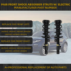 MagneRide Front Shock Absorber Struts Assembly w/Magnetic Damping Compatible with 2012-2019 Range Rover Evoque Replace# LR070932 LR079422