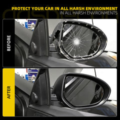 Left Driver Side View Mirror Compatible with Mazda 3 2010 2011 2012 2013 Door Mirror with Power Adjustment and Manual Folding Black Outside Mirror Replace# MA1320162 BBM26918ZL(3pins)