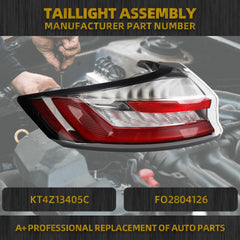 Dasbecan LED Tail Light Assembly Compatible with 2019-2023 Ford Edge