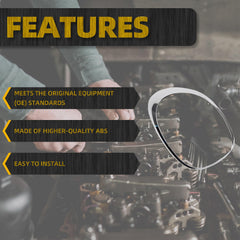 Rear Tail Lamp Close Out Ring Compatible with 2014 2015 2016 2017 2018 2019 2020 Fiat 500L OEM Replace 68235996AA 068235996AA 77366441 RH