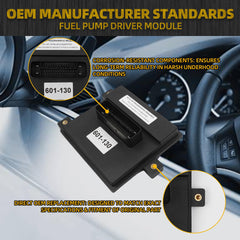 Fuel Pump Driver Module Compatible With 2013 Silverado 1500 Tahoe,GMC Sierra/Sierra 1500 2014 Chevrolet/Chevy Tahoe Suburban Engine Fuel Pump Flow Control Module Replace# 601-130 20964305