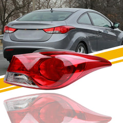 Tail light Compatible With 2011-2013 Hyundai Elantra Right Passeager Side (Halogen With Bulb) Rear Lamp Assembly Replace #924023Y000#HY2805119