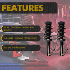 2Pcs Front Shock Absorber Strut Assys w/Electric Compatible with Cadillac XTS 3.6L 2013-2019 Replaces# 15815523 19300063 23101683 23220501 580-1096