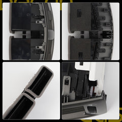 Center Dash A/C Vent Compatible with Toyota Lexus IS250 IS350 is F 2006-2009 Dashboard AC Vent Trim Replace# 55670-53010 5567053010
