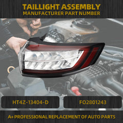 Tail Light Assembly LED Compatible With 2015-2018 Ford Edge Titanium/Sport Taillight Rear Lamp Right Passenger Side HT4Z-13404-D