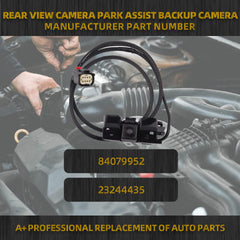 Rear View Reversing Backup Camera Compatible with 8-Pin Chevrolet Silverado GMC Sierra 2500HD 3500HD 2016-2019 6.0L 6.6L V8 Replaces# 84079952 23244435