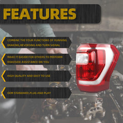 Right Passenger Side Tail Light Halogen Compatible With 2018-2021 Ford Expedition Rear Lamp Taillight JL1Z13404G FO2801271