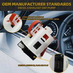 DEF Pump Assembly Compatible with 2017-2022 Ford F150 F250 F350 F450 F550 Super Duty 3.0L 6.7L Diesel Exhaust Fluid Heat Pump Module Rplace# HC3Z-5J229-B HC34-5J229-AA FC44-5J229-AB