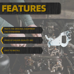 68390-08041 Left Slide Door Hinge Assembly Compatible with Toyota Sienna 2011-2020 Center Sliding Door Roller & Hinge 68380-08041