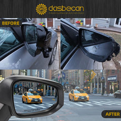 8Pins Passenger Side Mirror Assembly Compatible with 2019-2024 Toyota Rav4 Right Side View With Power Heated Turn Signal Blind Spot Detection Replaces# 879100R271 Midnight Black Metallic