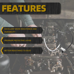 CC649021 Clutch Master&Slave Cylinder Assembly Compatible with Ford F-250 350 450 550 Super Duty 1999-2007 Replace# 136.65620 CM140983 CRS021 CRS023