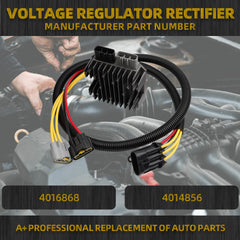 4016868 Voltage Regulator Rectifier Compatible with Polaris ACE Sportsman Ranger RZR Scrambler General 500 570 850 900 1000 Replaces# 4014856