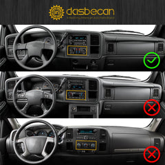 599-210XD AC Control Panel Compatible with 2003-2007 Chevy Silverado Tahoe Avalanche Trailblazer, GMC Sierra Yukon Envoy, Cadillac Escalade Climate Control Module