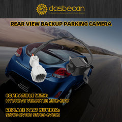 95760-2V100 Rear View Back Up Camera Compatible with Hyundai Veloster 2012-2017 Replace# 95760-2V002