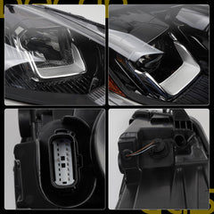 Halogen Headlight Compatible With Ford Escape 2020-2022 Right Passenger Side Replace# LJ6Z-13008-C FO2503363