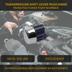 Transmission Shift Lever Push Knob with Spring Compatible with Honda Odyssey EX EX-L LX Touring 3.5L 2005-2010 Replaces 54132-SHJ-A01
