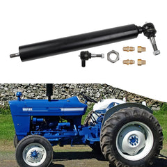 E2NN3A540BA Power Steering Cylinder, 1/2" Diameter Rod, 7/16" Threaded End, Compatible with Ford Tractor 2000 3000 3600 4000 4600, Replaces# E2NN3D547AA