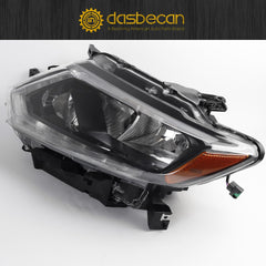 Halogen Headlight Compatible With Nissan Rogue 2014-2016 left driver side Headlights Assembly With LED DRL Strip Replaces# 260604BA0A 260604BA2A NI2502226 NI2503226(W/O bulbs)