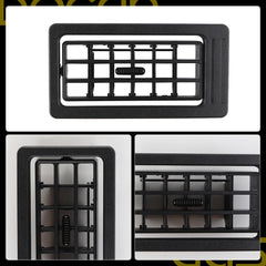 Dasbecan Black Dash Air Vent Grille Fit for Nissan Navara D21 Hardbody