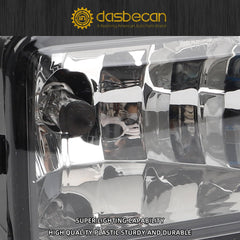 Fog Lights Compatible With Ford F-150 Pickup 2015-2018 Clear Lens Fog Lamp Assembly w/Bulbs Replaces# FO2593235C Right Passenger Side