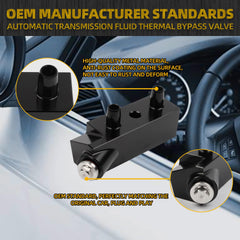 Automatic Transmission Fluid Thermal Bypass Valve Compatible With 2014-2018 GM Tahoe Silverado Sierra 1500 Escalade Yukon 6L80 5.3L 6.2L 4.3L Replace# 125068000