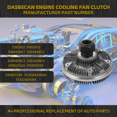 Engine Cooling Fan Clutch Compatible with International DT466E Diesel Engine Replace# 7203102 9902013 7C4Z8A616BA