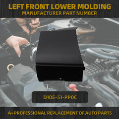 Left Front Lower Molding Trim Compatible with 2016-2021 Mazda CX-3 Door Lower Decorative Protective OEM Panel Replace #D10E-51-PP0C