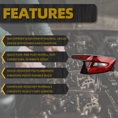 Left Driver Side LED Tail Light Compatible With 2024 2025 Taillight Rear Lamp Replace 42865504