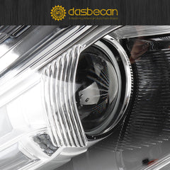 Halogen Headlamp Compatible With Ford Taurus 2013 2014 Right Passenger Side Black Housing Clear Lens Headlamp Assembly Replaces# DG1Z13008A FO2503310