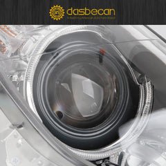 Halogen w/AFS Type Headlamp Compatible With BMW 5 series F10 550i 535i 528i 2011-2013 Headlight Right Passenger Side Black Housing Clear Lens Replaces# 63117203243 63117203244