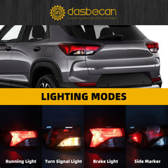 Halogen Tail Light Assembly Compatible with 2021-2023 Chevy/Chevrolet Trailblazer L/LS/LT Taillight Rear Lamp Left Driver Side Bulb Included Replace#GM2804147 42825751