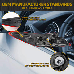 Right Passenger Side Halogen Outer Tail Light Assembly Compatible With 2025-2026 Toyota Camry LE SE Rear Tail Lamp Replacement Replace 381550-AQ010