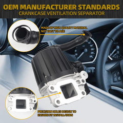 Crankcase Ventilation Separator for Freightliner Compatible with Detroit DD13 DD15 Mack MP8 Engines 2010-Present OE Replaces A4720107662 A4720106662 A4720108262 EA4720108262 EA4720107662