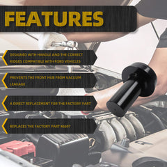 6697 Wheel Knuckle Vacuum Oil Seal Installer Compatible with Ford 2005-2019 F-250 F-350 Axle Shaft Seal Installer Tool
