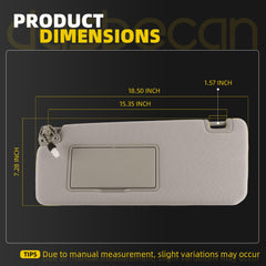 Dasbecan Left+Right Side Compatible with Nissan Titan QX56 Armada